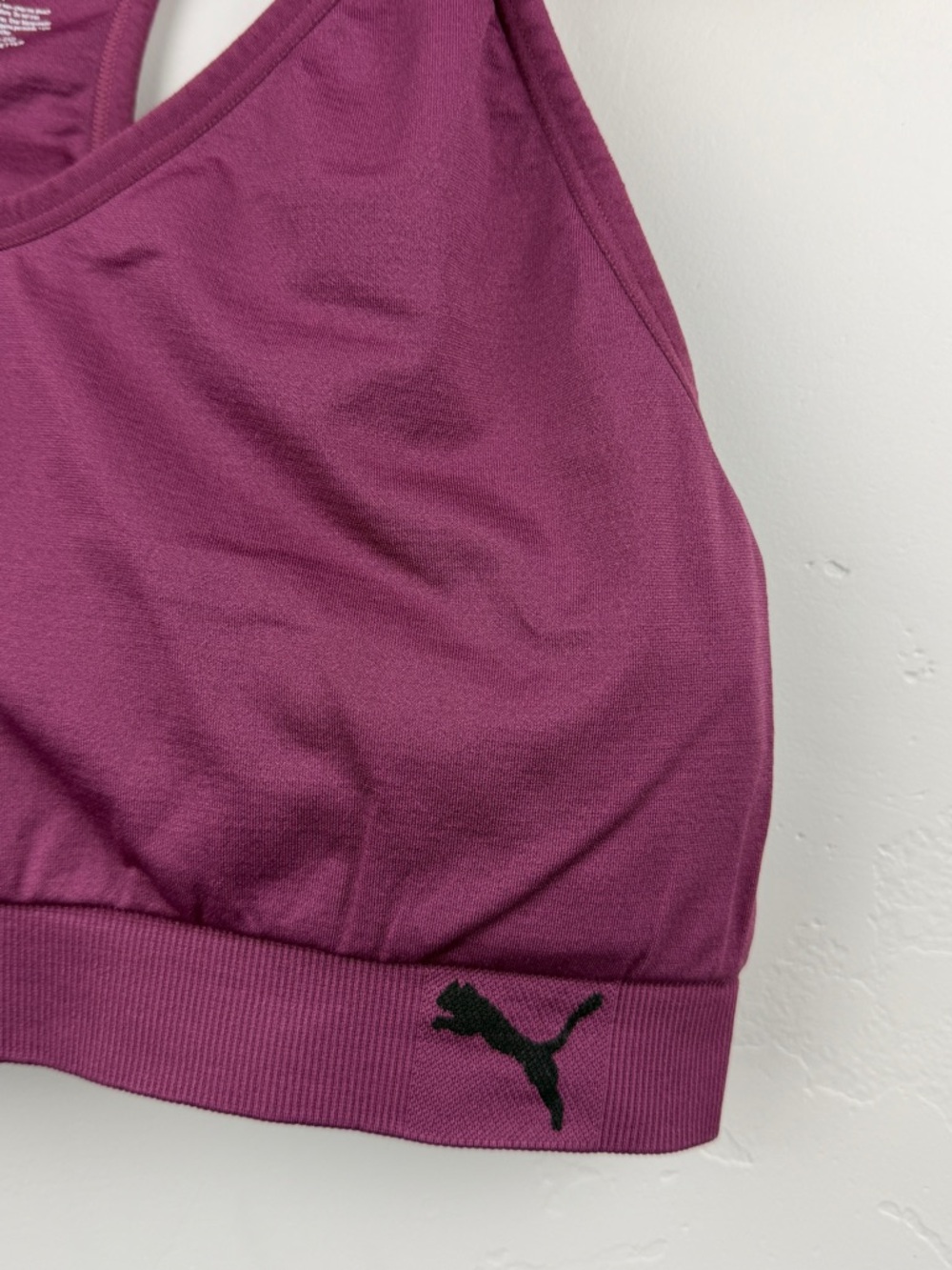 Puma Purple Racerback Sports Bra Size XL - Picture 3 of 4
